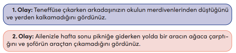 4. Sınıf Trafik Güvenliği Ders Kitabı Sayfa 63 Cevapları MEB Yayınları