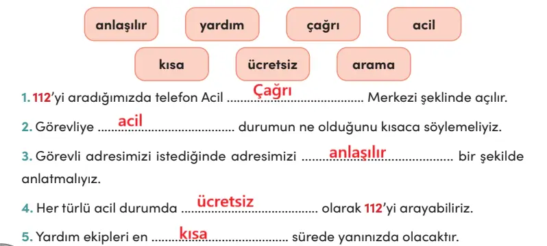 4. Sınıf Trafik Güvenliği Ders Kitabı Sayfa 66 Cevapları MEB Yayınları 4. Sınıf Trafik Güvenliği Ders Kitabı Sayfa 66 Cevapları MEB Yayınları