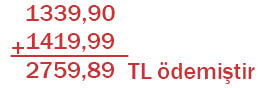 6. Sınıf Matematik Ders Kitabı Sayfa 171 Cevapları MEB Yayınları Problem 17 6. Sınıf Matematik Ders Kitabı Sayfa 171 Cevapları MEB Yayınları