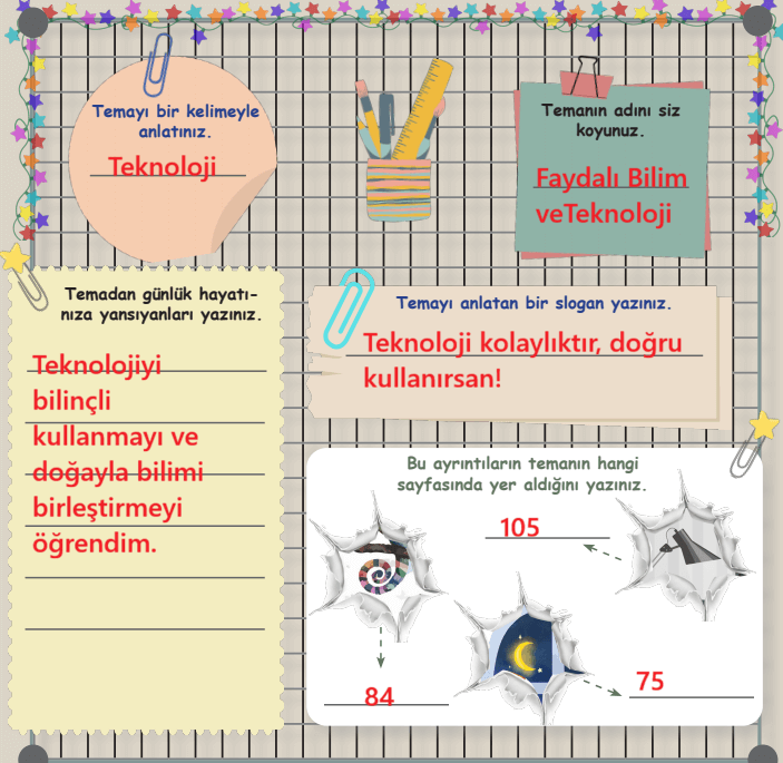 6. Sınıf Türkçe Ders Kitabı Sayfa 108 Cevapları MEB Yayınları 6. Sınıf Türkçe Ders Kitabı Sayfa 108 Cevapları MEB Yayınları