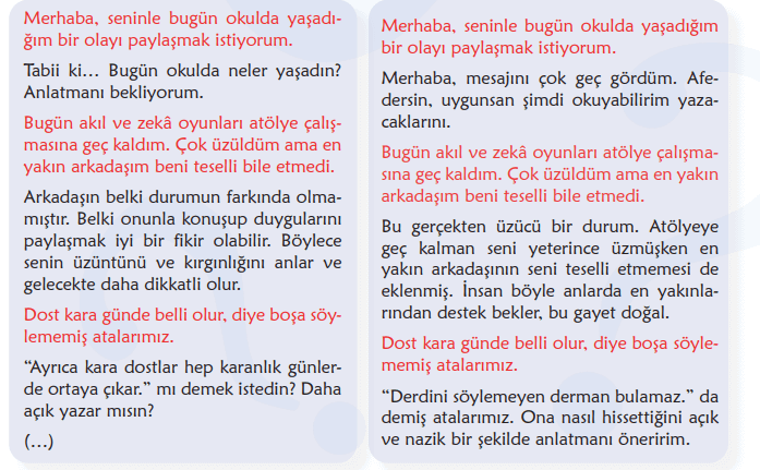 6. Sınıf Türkçe Ders Kitabı Sayfa 111 Cevapları MEB Yayınları 6. Sınıf Türkçe Ders Kitabı Sayfa 111 Cevapları MEB Yayınları