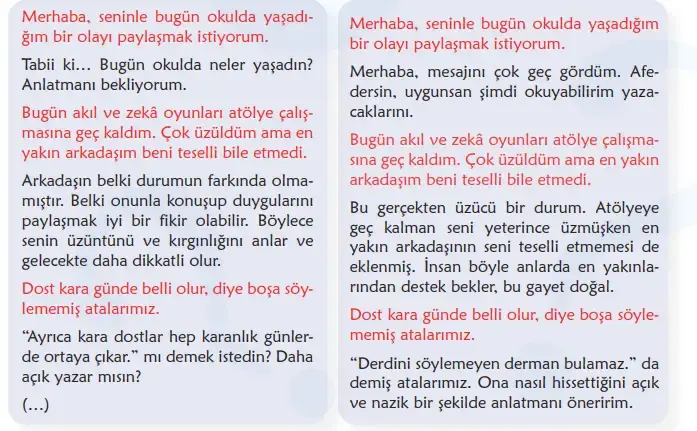 6. Sınıf Türkçe Ders Kitabı Sayfa 111 Cevapları MEB Yayınları 6. Sınıf Türkçe Ders Kitabı Sayfa 111 Cevapları MEB Yayınları