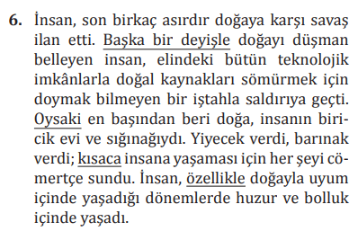 8. Sınıf Türkçe Ders Kitabı Sayfa 193 Cevapları MEB Yayınları