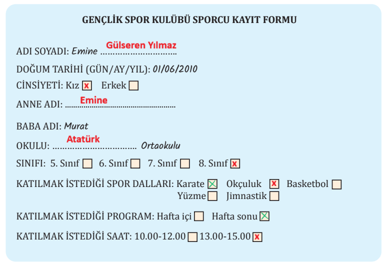 8. Sınıf Türkçe Ders Kitabı Sayfa 203 Cevapları MEB Yayınları1