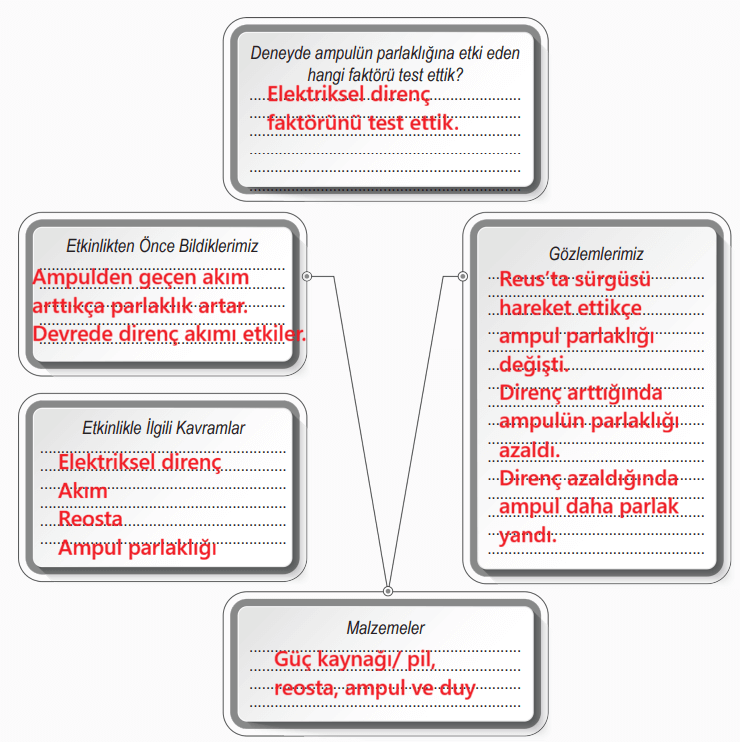 6. Sınıf Fen Bilimleri Ders Kitabı Sayfa 88 Cevapları MEB Yayınları 6. Sınıf Fen Bilimleri Ders Kitabı Sayfa 88 Cevapları MEB Yayınları