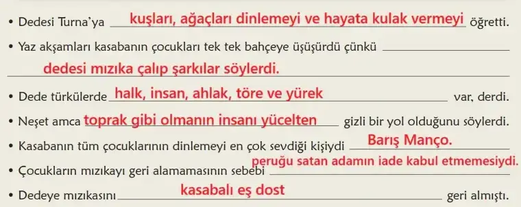 6. Sınıf Türkçe Ders Kitabı Sayfa 126 Cevapları MEB Yayınları 6. Sınıf Türkçe Ders Kitabı Sayfa 126 Cevapları MEB Yayınları