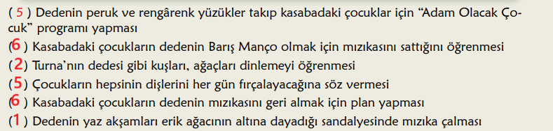 6. Sınıf Türkçe Ders Kitabı Sayfa 126 Cevapları MEB Yayınları
