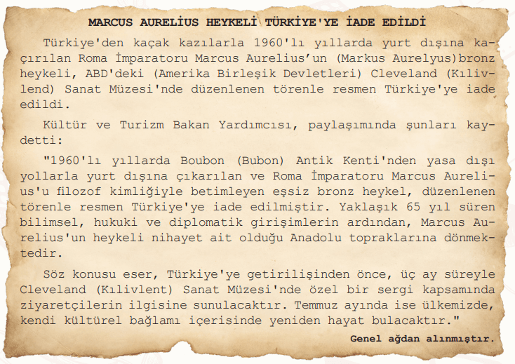 6. Sınıf Türkçe Ders Kitabı Sayfa 139 Cevapları MEB Yayınları 6. Sınıf Türkçe Ders Kitabı Sayfa 139 Cevapları MEB Yayınları