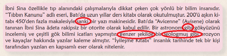 6. Sınıf Türkçe Ders Kitabı Sayfa 147 Cevapları MEB Yayınları