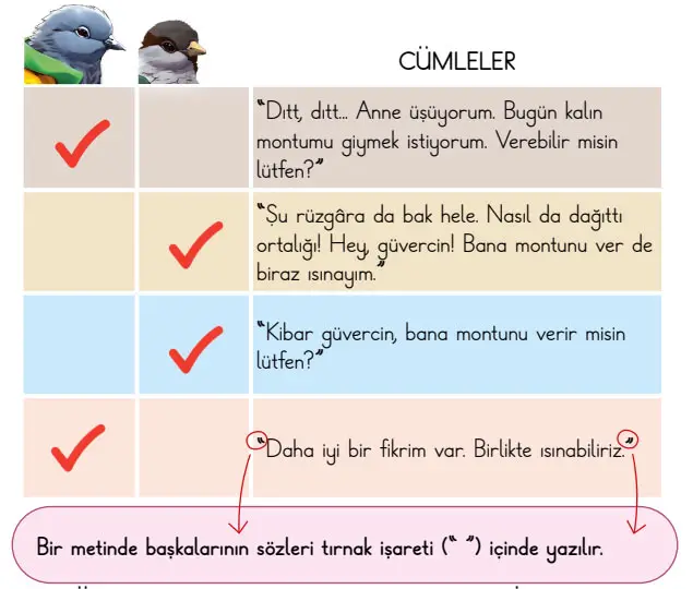 2. Sınıf Türkçe Ders Kitabı Sayfa 46 Cevapları Birinci Kitap 2. Sınıf Türkçe Ders Kitabı Sayfa 46 Cevapları Birinci Kitap