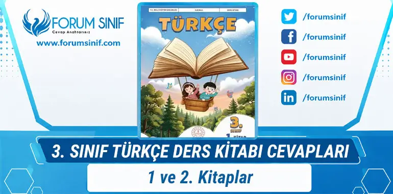 3. Sınıf Türkçe Ders Kitabı Cevapları MEB Yayınları 3. Sınıf Türkçe Ders Kitabı Cevapları MEB Yayınları
