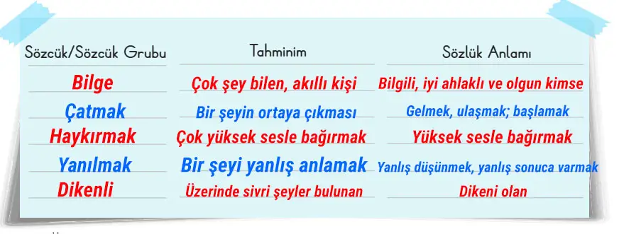 3. Sınıf Türkçe Ders Kitabı Sayfa 49 Cevapları MEB Yayınları 3. Sınıf Türkçe Ders Kitabı Sayfa 49 Cevapları MEB Yayınları