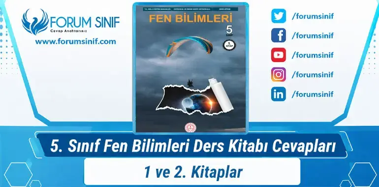 5. Sınıf Fen Bilimleri Ders Kitabı Cevapları MEB Yayınları