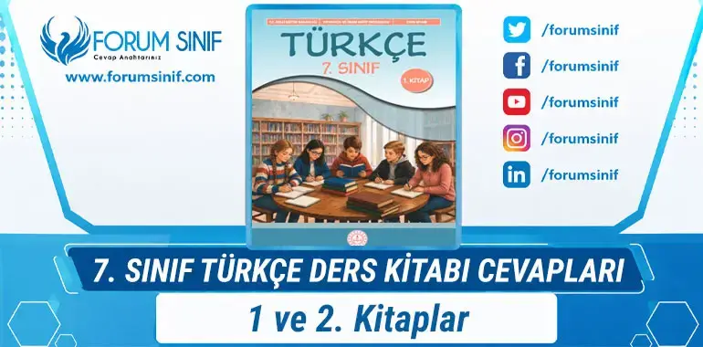 7. Sınıf Türkçe Ders Kitabı Cevapları MEB Yayınları