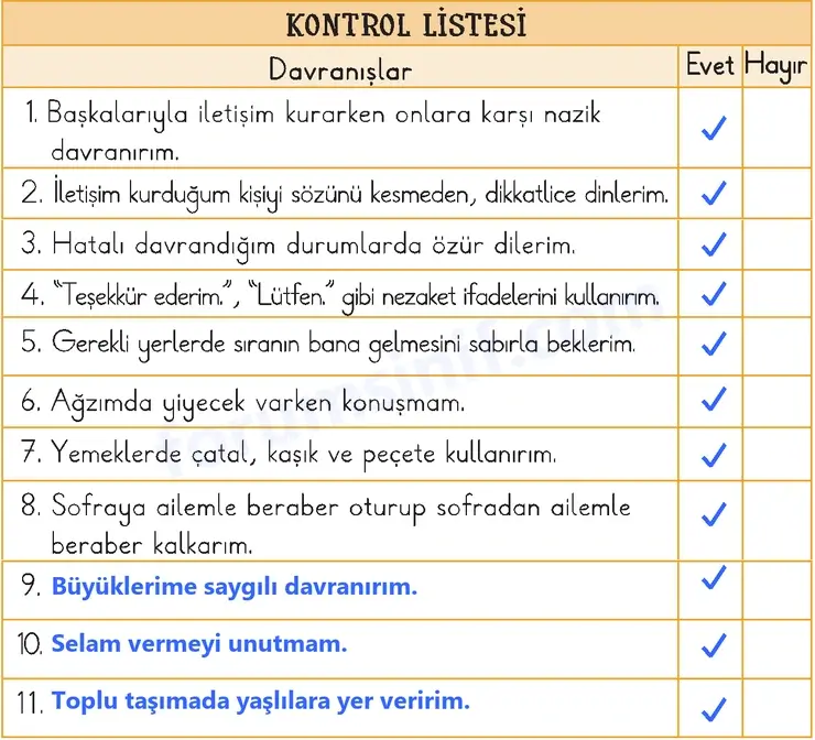 2. Sınıf Hayat Bilgisi Sayfa 93 Cevapları 1. Kitap 2. Sınıf Hayat Bilgisi Sayfa 93 Cevapları 1. Kitap