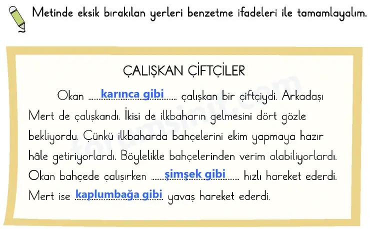 2. Sınıf Türkçe Sayfa 102 Cevapları 1. Kitap 2. Sınıf Türkçe Sayfa 102 Cevapları 1. Kitap