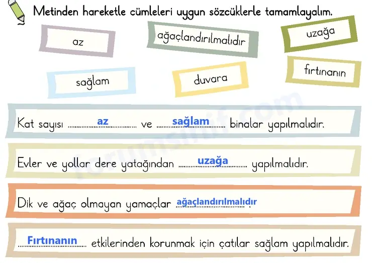 2. Sınıf Türkçe Sayfa 127 Cevapları 1. Kitap - 2 2. Sınıf Türkçe Sayfa 127 Cevapları 1. Kitap - 2