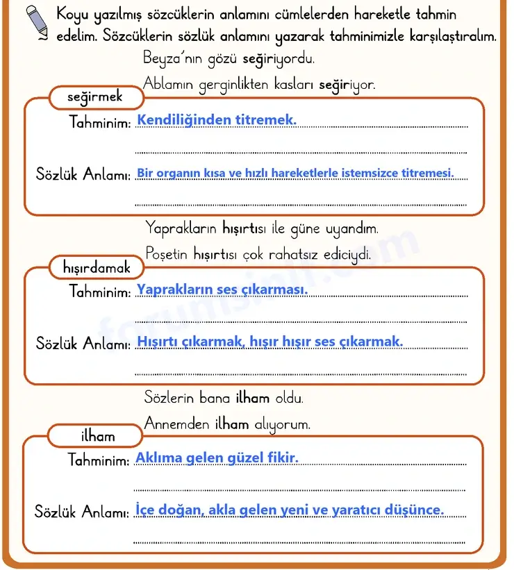 2. Sınıf Türkçe Sayfa 167 Cevapları 1. Kitap 2. Sınıf Türkçe Sayfa 167 Cevapları 1. Kitap