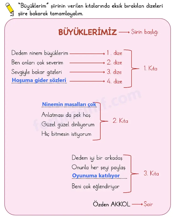 2. Sınıf Türkçe Sayfa 31 Cevapları 1. Kitap 2. Sınıf Türkçe Sayfa 31 Cevapları 1. Kitap