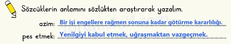 2. Sınıf Türkçe Sayfa 54 Cevapları 1. Kitap