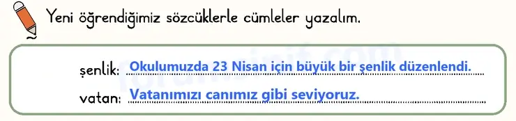 2. Sınıf Türkçe Sayfa 61 Cevapları 1. Kitap - 3
