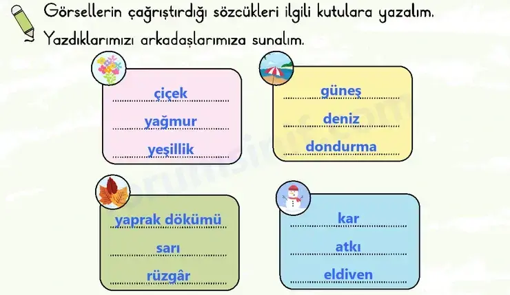 2. Sınıf Türkçe Sayfa 97 Cevapları 1. Kitap 2. Sınıf Türkçe Sayfa 97 Cevapları 1. Kitap
