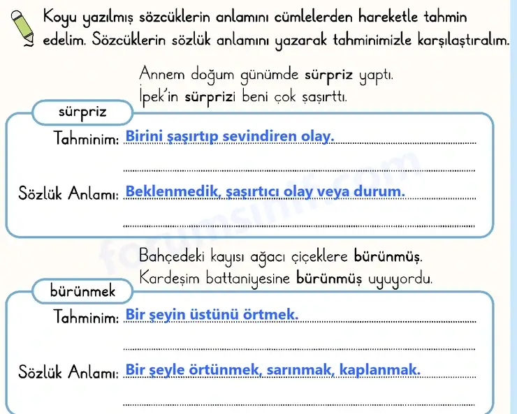 2. Sınıf Türkçe Sayfa 99 Cevapları 1. Kitap - 2 2. Sınıf Türkçe Sayfa 99 Cevapları 1. Kitap - 2