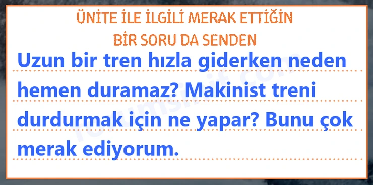 3. Sınıf Fen Bilimleri Ders Kitabı Sayfa 15 Cevapları 2. KİTAP