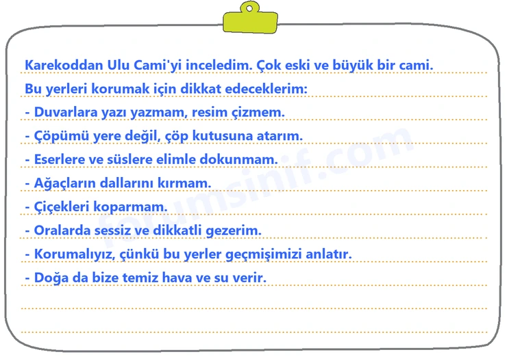 3. Sınıf Hayat Bilgisi Ders Kitabı Sayfa 17 Cevapları 2. KİTAP 3. Sınıf Hayat Bilgisi Ders Kitabı Sayfa 17 Cevapları 2. KİTAP