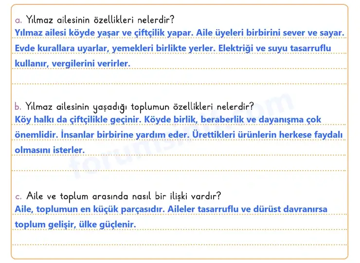 3. Sınıf Hayat Bilgisi Sayfa 100 Cevapları 1. Kitap 3. Sınıf Hayat Bilgisi Sayfa 100 Cevapları 1. Kitap