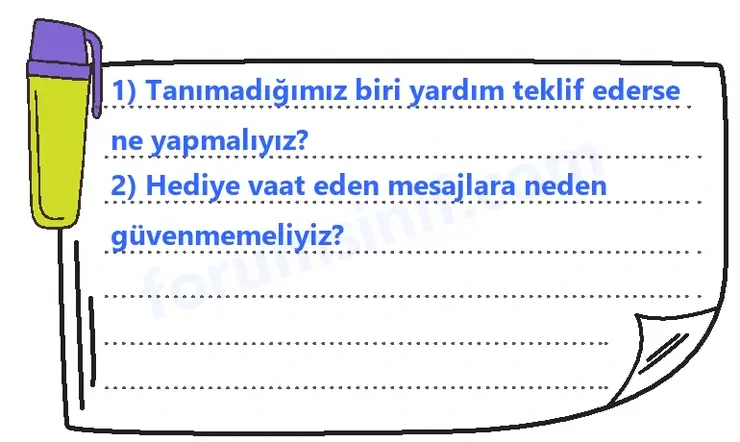 3. Sınıf Hayat Bilgisi Sayfa 55 Cevapları 1. Kitap 3. Sınıf Hayat Bilgisi Sayfa 55 Cevapları 1. Kitap
