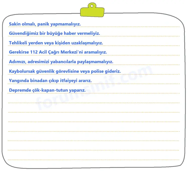 3. Sınıf Hayat Bilgisi Sayfa 57 Cevapları 1. Kitap 3. Sınıf Hayat Bilgisi Sayfa 57 Cevapları 1. Kitap
