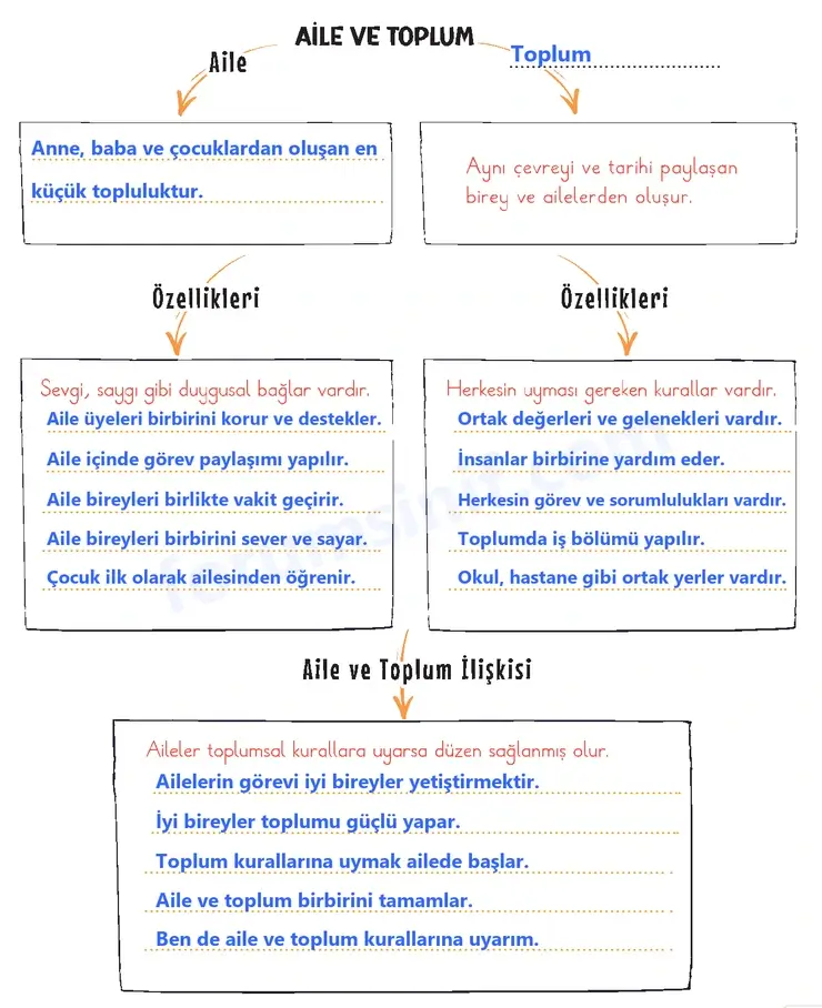 3. Sınıf Hayat Bilgisi Sayfa 85 Cevapları 1. Kitap