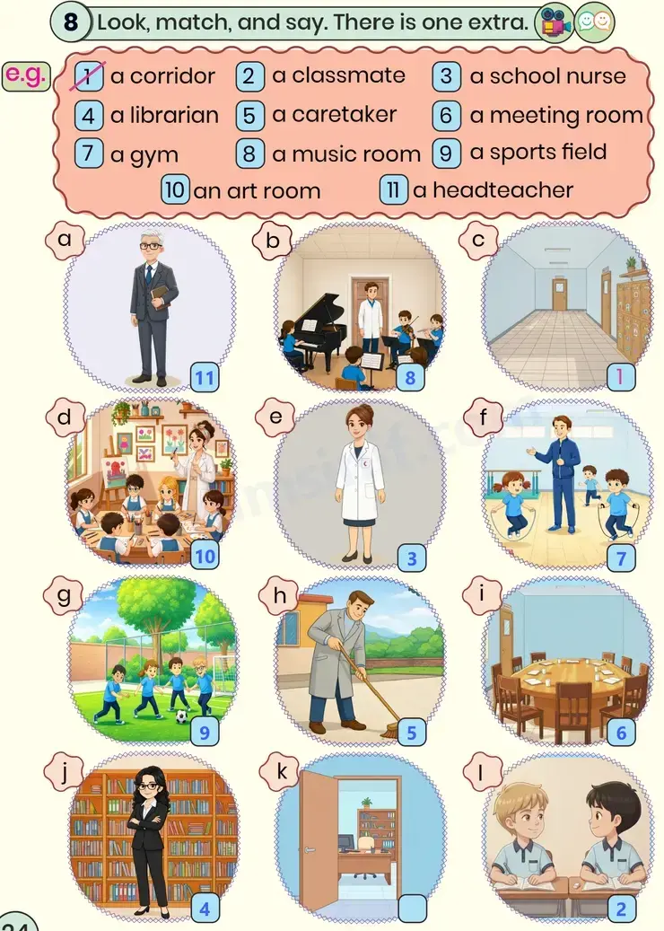 3. Sınıf İngilizce Ders Kitabı Sayfa 24 Cevapları MEB Yayınları - 1 3. Sınıf İngilizce Ders Kitabı Sayfa 24 Cevapları MEB Yayınları - 1