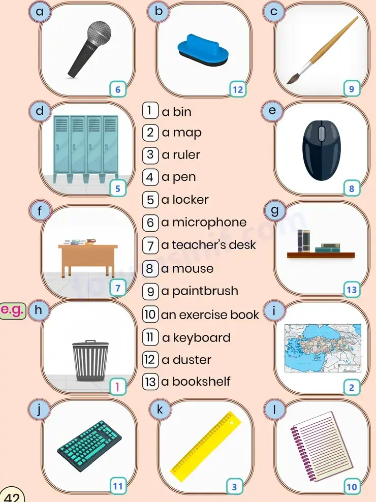 3. Sınıf İngilizce Ders Kitabı Sayfa 42 Cevapları MEB Yayınları - 1 3. Sınıf İngilizce Ders Kitabı Sayfa 42 Cevapları MEB Yayınları - 1