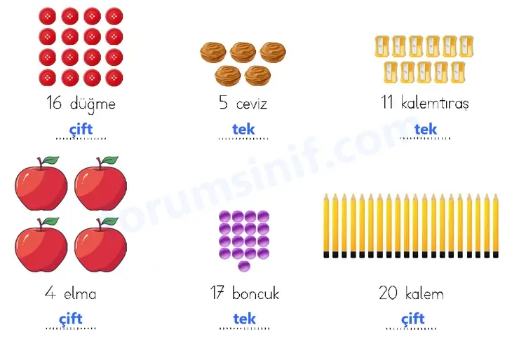 3. Sınıf Matematik Sayfa 60 Cevapları 1. Kitap - 2