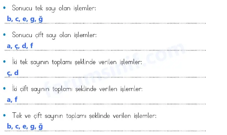 3. Sınıf Matematik Sayfa 66 Cevapları 1. Kitap - 2 3. Sınıf Matematik Sayfa 66 Cevapları 1. Kitap - 2