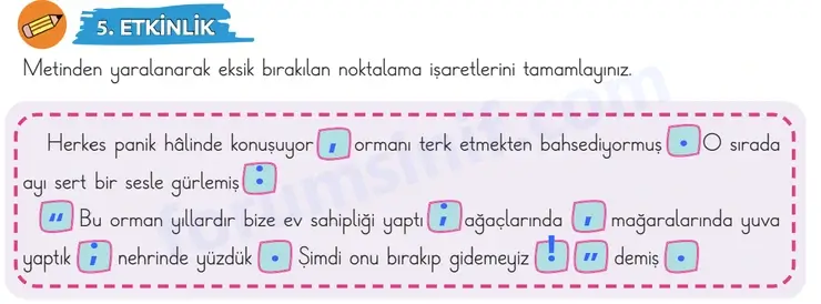 3. Sınıf Türkçe Sayfa 126 Cevapları 1. Kitap - 5 3. Sınıf Türkçe Sayfa 126 Cevapları 1. Kitap - 5