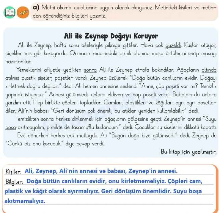 3. Sınıf Türkçe Sayfa 16 Cevapları 1. Kitap 3. Sınıf Türkçe Sayfa 16 Cevapları 1. Kitap
