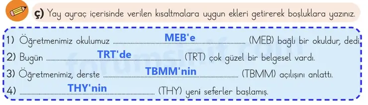 3. Sınıf Türkçe Sayfa 177 Cevapları 1. Kitap - 4 3. Sınıf Türkçe Sayfa 177 Cevapları 1. Kitap - 4