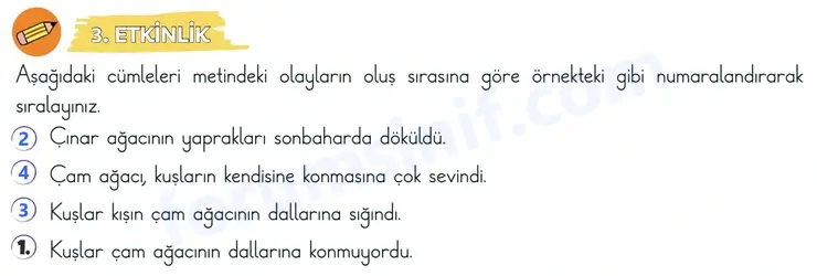 3. Sınıf Türkçe Sayfa 49 Cevapları 1. Kitap - 2 3. Sınıf Türkçe Sayfa 49 Cevapları 1. Kitap - 2