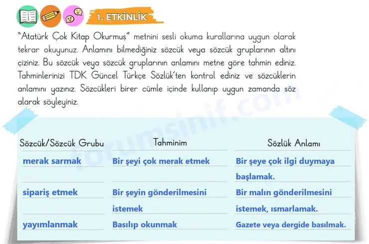 3. Sınıf Türkçe Sayfa 68 Cevapları 1. Kitap 3. Sınıf Türkçe Sayfa 68 Cevapları 1. Kitap