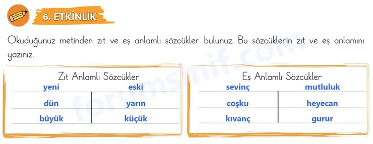 3. Sınıf Türkçe Sayfa 84 Cevapları 1. Kitap - 3 3. Sınıf Türkçe Sayfa 84 Cevapları 1. Kitap - 3
