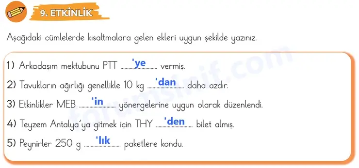 3. Sınıf Türkçe Sayfa 85 Cevapları 1. Kitap - 4 3. Sınıf Türkçe Sayfa 85 Cevapları 1. Kitap - 4