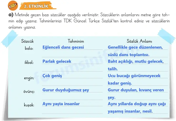 3. Sınıf Türkçe Sayfa 91 Cevapları 1. Kitap - 2 3. Sınıf Türkçe Sayfa 91 Cevapları 1. Kitap - 2