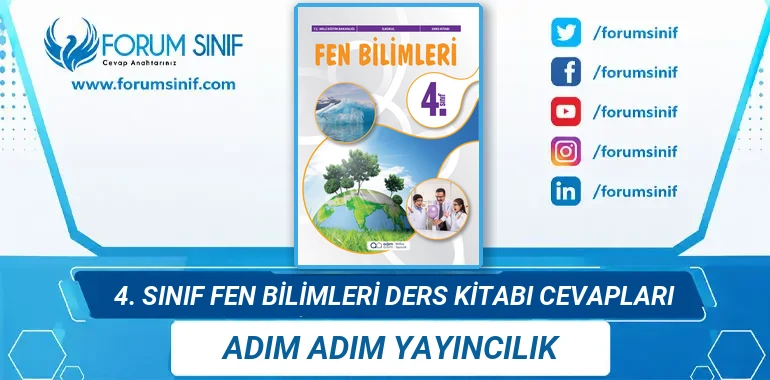 4. Sınıf Fen Bilimleri Ders Kitabı Cevapları Adım Adım Yayıncılık