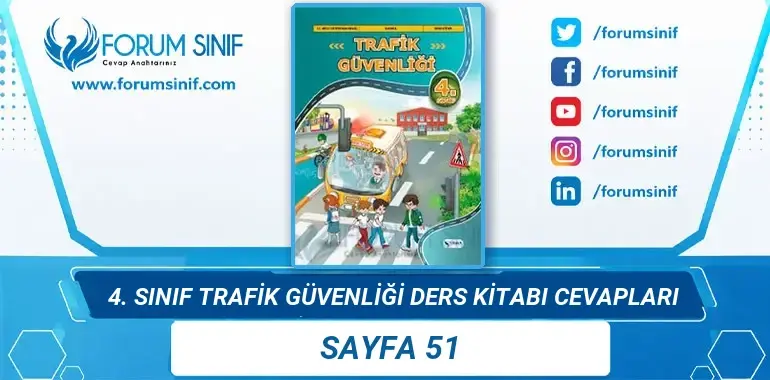 4. Sınıf Trafik Güvenliği Ders Kitabı 51. Sayfa Cevapları Anka Yayınevi 4. Sınıf Trafik Güvenliği Ders Kitabı 51. Sayfa Cevapları Anka Yayınevi