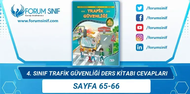 4. Sınıf Trafik Güvenliği Ders Kitabı 65-66. Sayfa Cevapları Anka Yayınevi 4. Sınıf Trafik Güvenliği Ders Kitabı 65-66. Sayfa Cevapları Anka Yayınevi