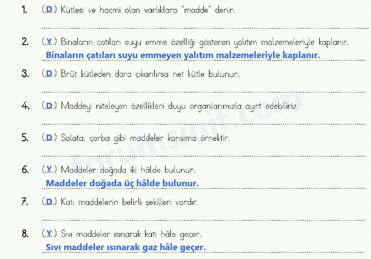 4. Sınıf Fen Bilimleri Ders Kitabı Sayfa 133 Cevapları MEB Yayınları