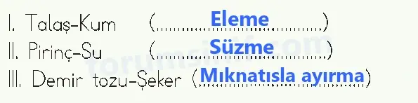 4. Sınıf Fen Bilimleri Ders Kitabı Sayfa 134 Cevapları MEB Yayınları